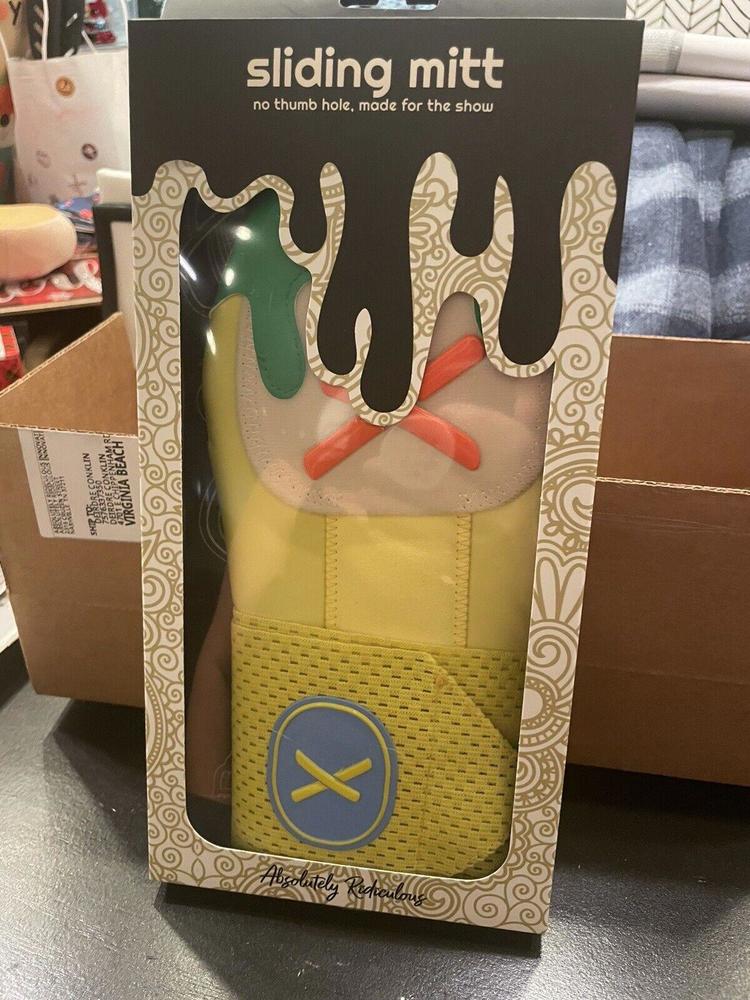 Absolutely Ridiculous Yellow Banana  Sliding Mitt New LIMITED Sold Out Adult